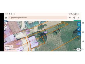 Terrain constructible 1565m2