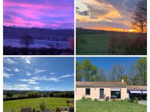 Contemporaine 128m2 + roulotte rénovée 19m2