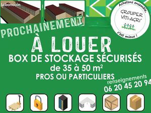 À Louer sur la commune de Davayé Modules de stockage