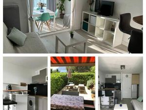 Charmant T2 avec petit jardin dallé (fibre & forfait électricité inclus)