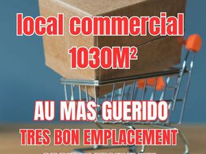 RARE LOCAL COMMERCIAL 1030m² entièrement rénové au MAS GUERIDO