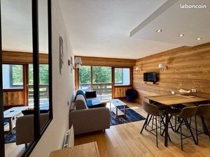 Megève Rochebrune Studio rénové ski-in ski-out ochebrune