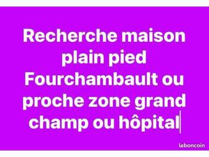 Recherche maison plain pied Fourchambault