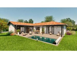 Terrain avec maison neuve à vendre