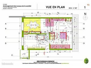 ◊ À louer – Local commercial lumineux 75 m² – 11 rue Mozart  Bourg-lès-Valence