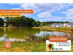 Terrain constructible viabilisé à vendre