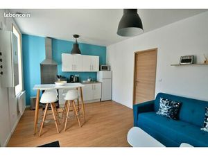 A LOUER : Charmant T2 meublé 36 m² – Rénové – Proche centre-ville Montluçon – RDC + Cave