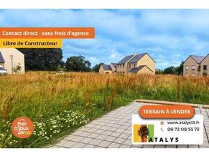 Terrain constructible viabilisé à vendre