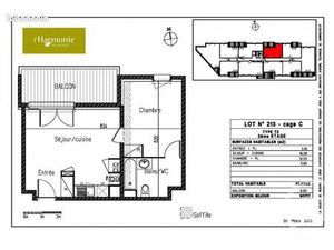 Appartement 2 pièces 40 m²