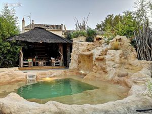 MONTFAVET- villa 140m2 rénovée- 2 appartements indépendants- jardin exotique-piscine roche