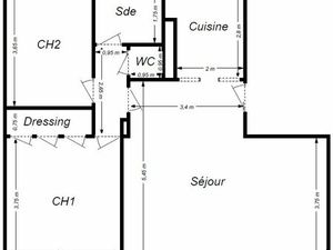Appartement grand T3 POSSIBILITE T4 - 65m2 – CAVE – BALCON – VENDU LIBRE et VIDE- Lumineux