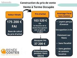 Pavillon en Viager 6 pièces 90 m²