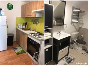 T2 42m² meublé et équipé (internet/parking) 420 HC