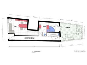 Appartement t2 / local commercial habitable – hyper centre-ville niort