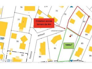 Terrain 1000 m² Lacanau