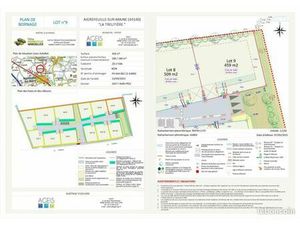 Terrain 459 m² Aigrefeuille Sur Maine