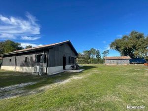 Maison bois à vendre - 100m2 habitables sur 2 300 m2 de terrain - Garage/dependance 40 m2 