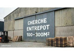 Cherche espace stockage 100 - 300 m2
