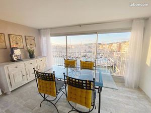 T3 duplex 4ᵉ étage vue port + balcon + parking – Cap d’Agde  centre port