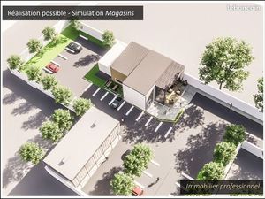 Rare sur ce secteur prisé : terrain commercial de 4.200 m²
