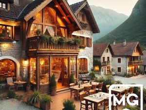 Bar  pizzéria  restaurant 150 m² Huez