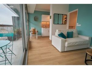 t1 rénové & meublé – centre-ville – loggia + cave