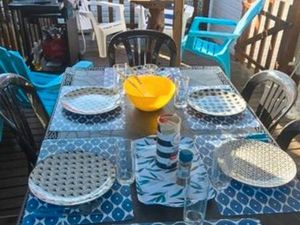 Terrain+mobil-home camping front de mer