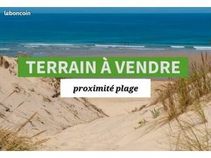 Terrain secteur plage