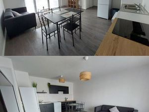 Appartement T2 meublé avec balcon et deux places de parking