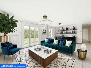 A vendre Maison de Plain-Pied  4 chambres  garage et cave indiviuelle sur 550m2 de terrain