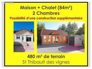 Maison 2 pièces 84 m²