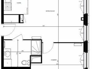 Appartement NEUF meublé de 2 pièces 43 m² Serris Val d'Europe
