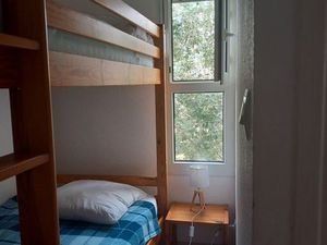 Studio cabine meublé à 50 mètres plage vue jardin