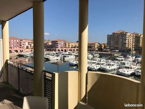 Appartement 2 pieces vue Port Ariane Lattes Climatisé