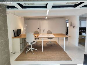 Postes de coworking – Ile de Nantes – lumineux avec jardin – 200/mois