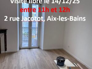 À louer T1 bis lumineux à Aix-les-Bains