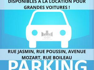 Plusieurs places de parkings et boxs disponible pour grandes