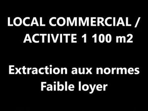 LYON 9 – Local commercial / d'activité indépendant de 1 100m2 avec extraction