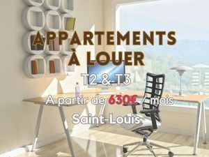 T2 et T3 à louer – Saint-Louis
