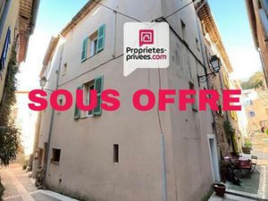 Maison de village en pierre au coeur de Châteaudouble (83300)