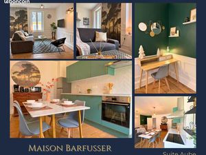 Suite Aube  F2 tout inclus  location au mois  Hypercentre  by Maison Barfusser