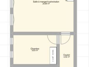 Appartement T3 non meublé