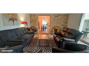 Maison meublée 3 chambres   jardin  libre de suite