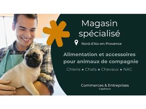 Fonds de commerce Magasin d'alimentation et accessoires pour animaux de compagnie à céder 