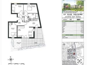 Appartement 4 pièces Champs Sur Marne