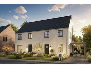 Landelijke  halfopen nieuwbouwwoning in Lede