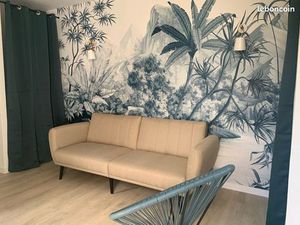 Charmant T2  meublé  490 avec jardinet