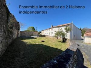 Ensemble immobilier de 2 maisons indépendantes proches st jean d’Angely