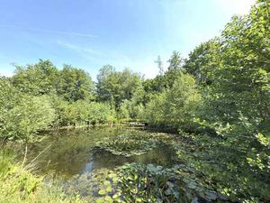 TERRAIN SITUÉ AU CALME AVEC ÉTANG  GRANGE ET PARKING