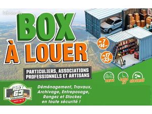 Box garde meuble